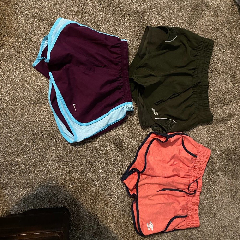 lot of 3 athletic shorts